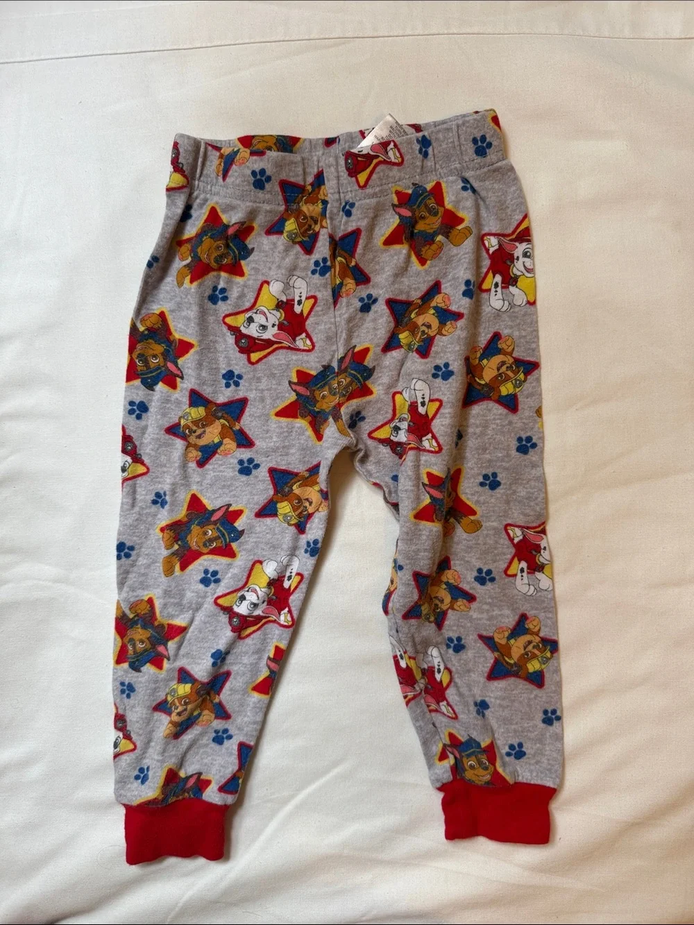 Nickelodeon Red-Trimmed Toddler Top with Colorful Paw Patrol Print 3T